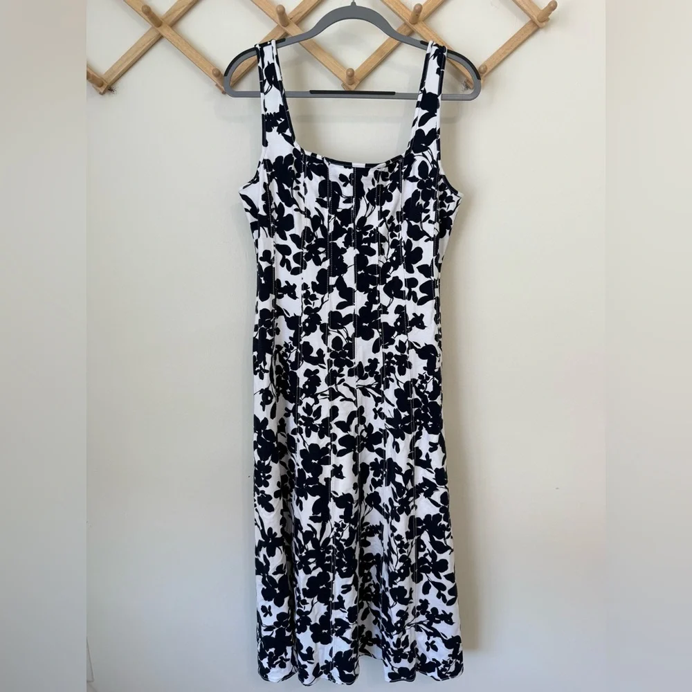 Loft Garden Seamed Ponte Midi Dress - Picture 4 of 10